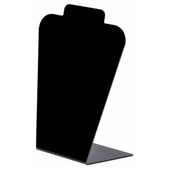 Plymor Black Acrylic Basic Tall Necklace Display Stand, 8.5" W x 4" D x 11.5" H {1}