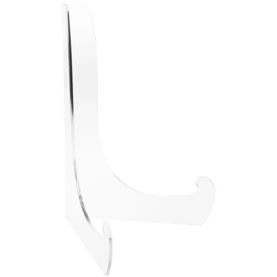 Plymor Clear Acrylic 60-Degree Angle Easel With Shallow Support Ledges, 15" H x 10.75" W x 9" D {1}