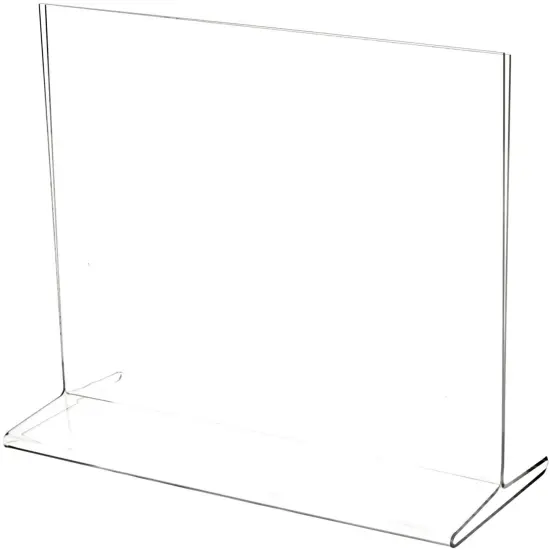 Plymor Clear Acrylic Sign Display / Literature Holder (Top-Load), 10" W x 8" H {1}