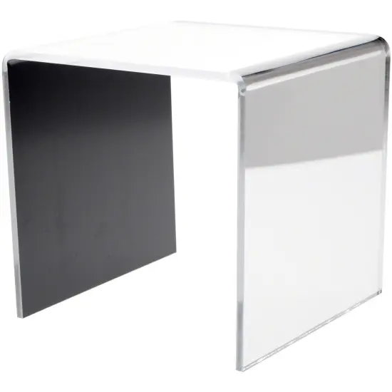 Plymor Mirrored Acrylic Square Display Riser, 6" H x 6" W x 6" D (3/16" thick) {1}