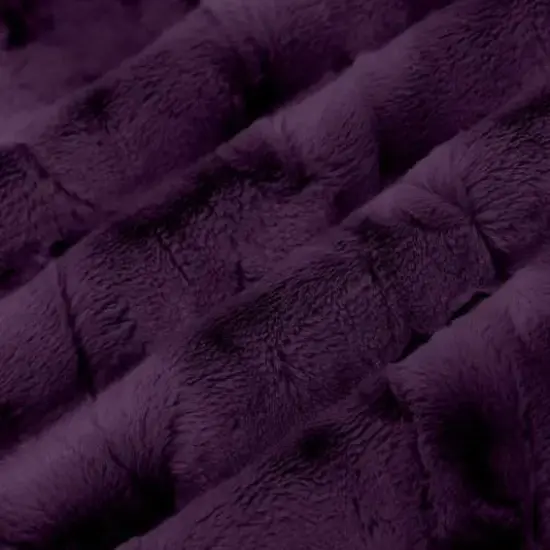 Purple Loganberry Luxe Cuddle Mirage 80" Fabric per yard {2}