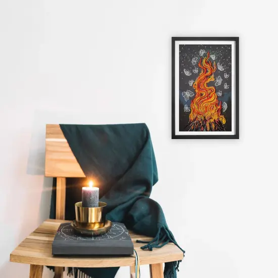 Bead Embroidery Kit - Dancing around the campfire {2}