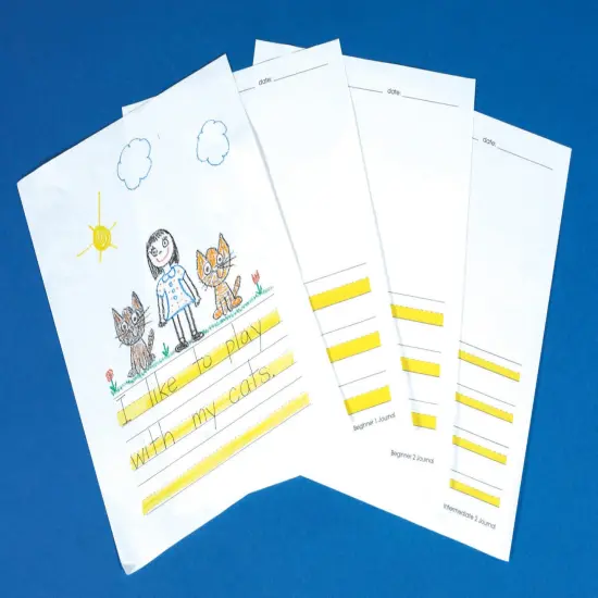 Abilitations Hi-Write Intermediate Journal Paper, Level 1, 8-1/2 x 11 Inches, 100 Sheets {1}