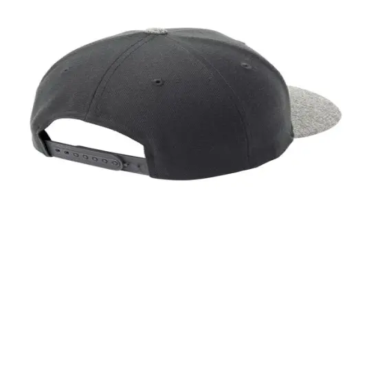 Sport-Tek&reg; Curve Bill Snapback Cap Graphite/Gy He {2}