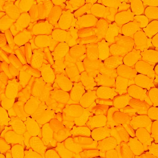 Krazy Sprinkles - Pineapples (1/2 Cup, 1x Jar) for Cakes, Ice Cream & Cookies {1}