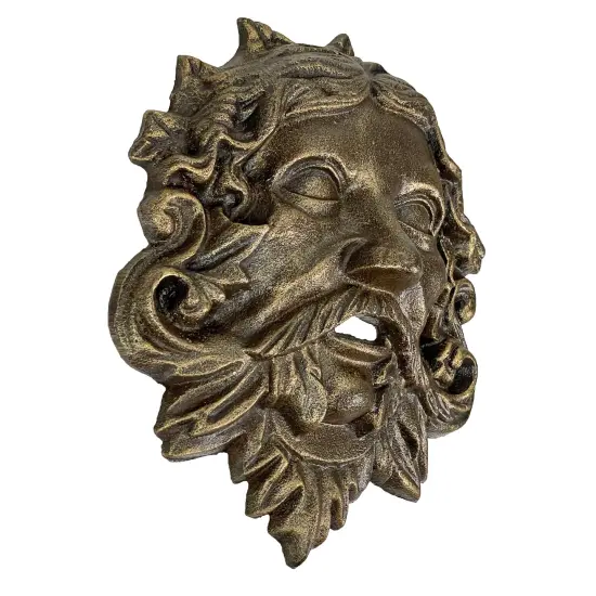 Cast Iron Green Man Wall D&eacute;cor, Multiple Finishes {2}