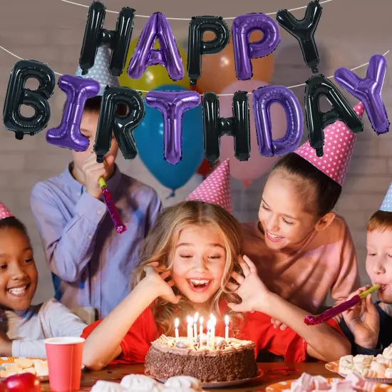 16 Inch Mylar Foil Letters Birthday Sign {3}