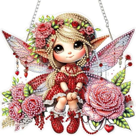 Angel Hanging Diamond Art Painting Kits for Adults Beginners, 5D Special Shape Diamond Art Kits {1}