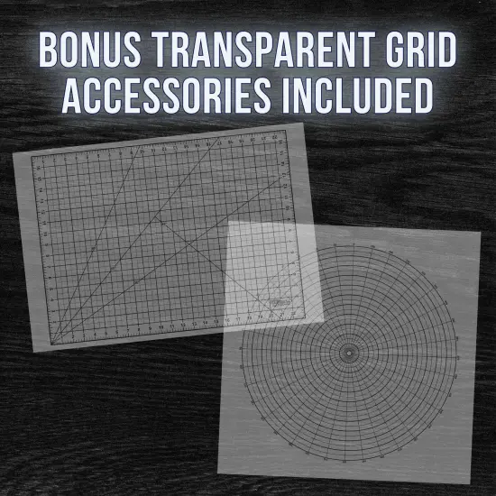 Lightmaster 32.5" Diagonal A2 LED Light Box Board - 17" x 24", Light Board Tracing Pad with Dimmable 12V Lamps, Artist Lightbox for Tracing, Drawing, Diamond Painting {6}