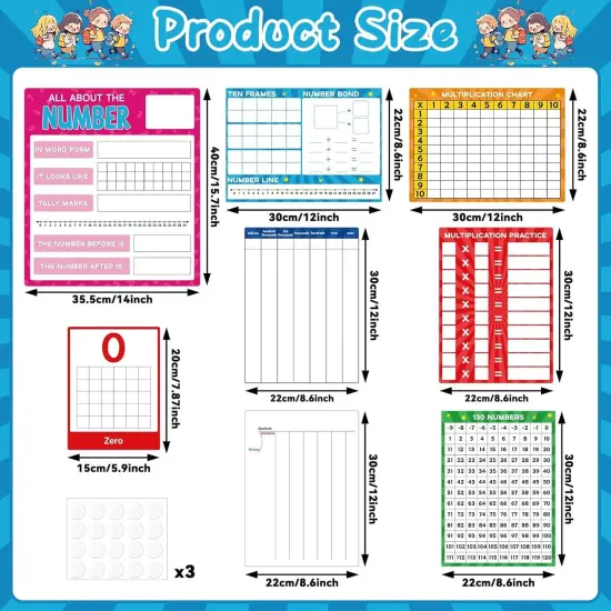 Numbers 0-29 Bulletin Board Set Classroom Decorations {2}