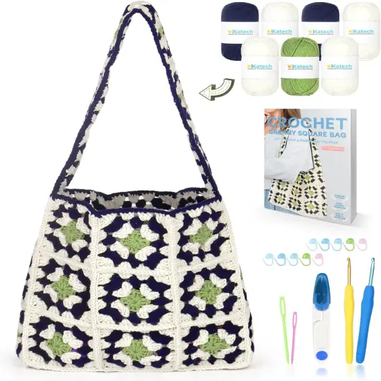 Crochet Kit for Beginners-Beginners Crochet Bag {1}