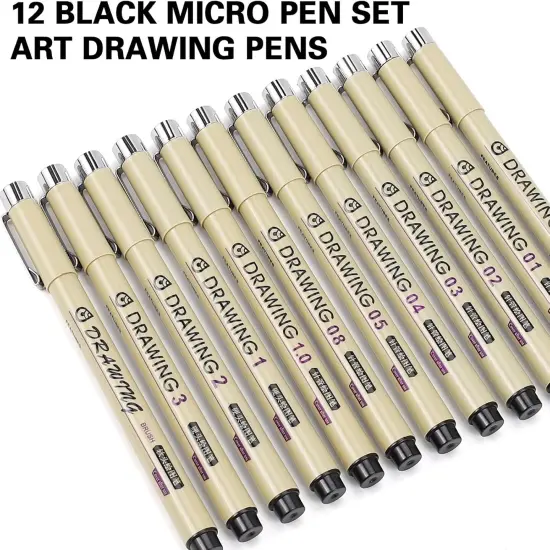 Micro Fineliner Drawing Art Pens {2}