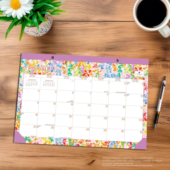 House of Turnowsky OFFICIAL | 2026 15.5 x 11 Inch Monthly Desk Pad Calendar {4}
