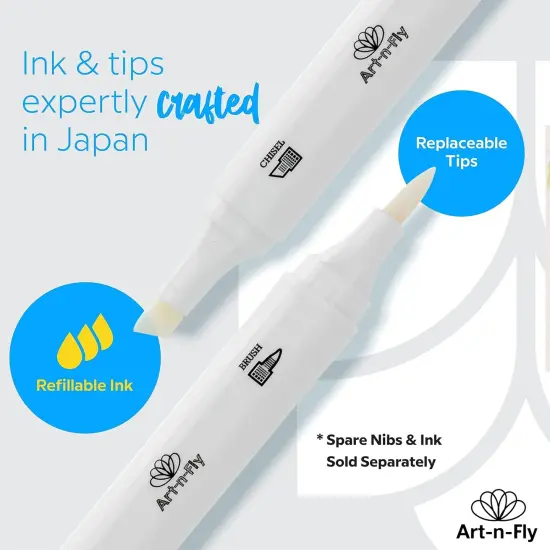 Alcohol Blender Markers with Double Tip {5}