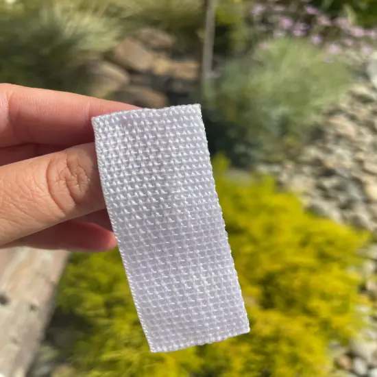 White 1&rdquo; Polypropylene Webbing (by the yard) {1}