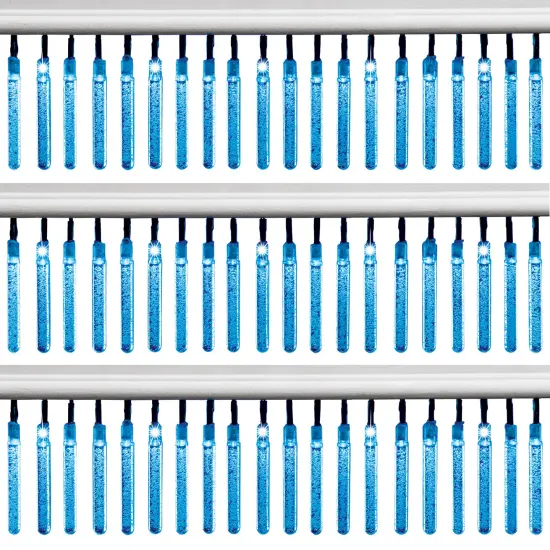 Collections Etc Solar Powered 50 Faux Bubble Multicolor String Lights {1}