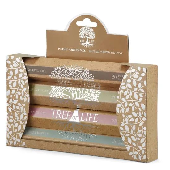 Collections Etc Four Assorted Scents Tree of Life Incense Sticks, 20 each {2}