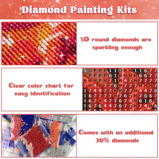 Bird Diamond Art Kits, Owl Diamond Art Kits for Adults 5D 12x16Inch/30x40cm {3}