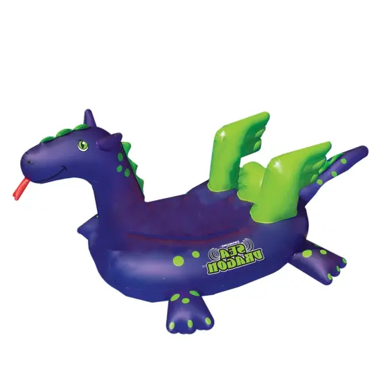 Swim Central Inflatable Purple and Green Sea Dragon Swimming Pool Float, 89-Inch {4}