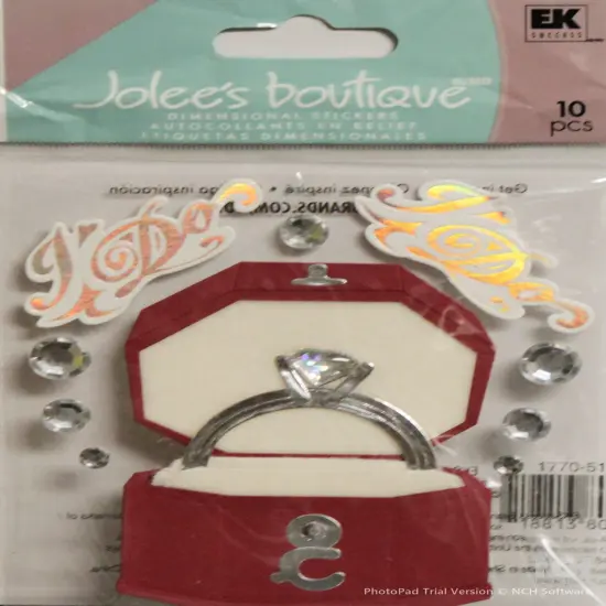 Jolee's Boutique Engagement Ring Dimensional Stickers {1}