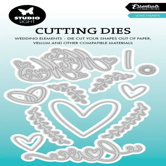 Studio Light Essential Cutting Die-Nr. 956 Love Hearts {1}