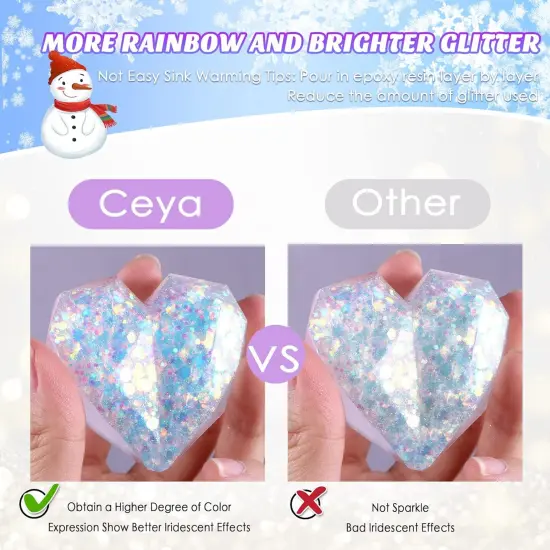 Fluorescent Orange Craft Glitter Powder {4}