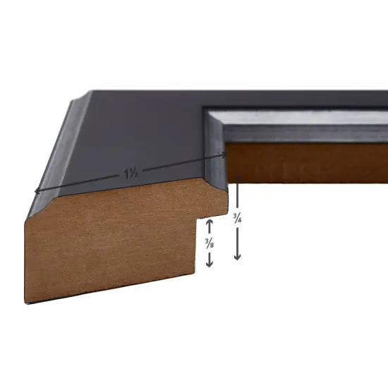 24x24 Picture Frame, Crackle 1.5 Inch MDF Moulding, Wall Display Frame for Art, Posters, or Photos by wallsthatspeak {3}