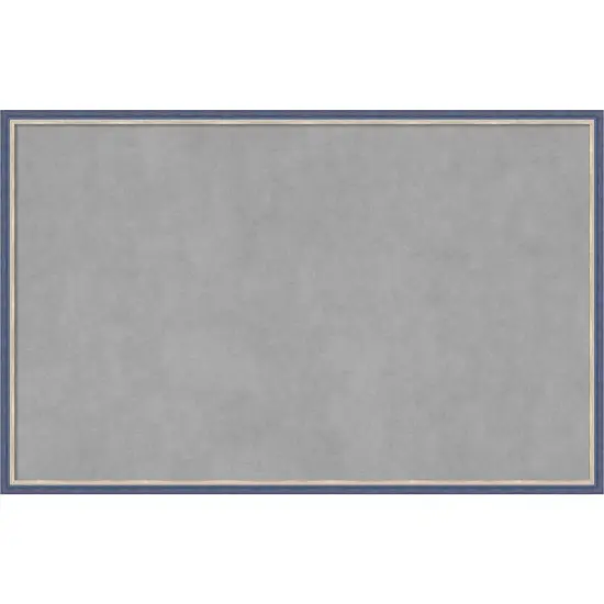 Theo Black Silver Wood Framed Magnetic Board {1}