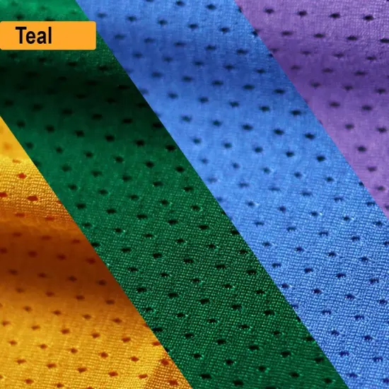 Pro Brite Mesh Fabric 100% Polyester, Breathable Activewear Mesh for Sports & Fashion Projects 58/60" Wide Maroon {5}