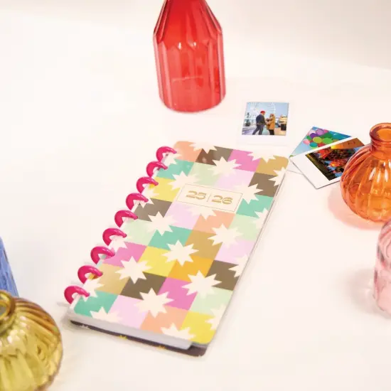 Happy Planner Skinny Classic 12-Month Disc Bound Planner-Happy Patchwork; Jul '25 - Jun '26 {6}