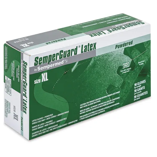 Glove Pack - Small, Latex, Powdered, Pkg of 100 {1}