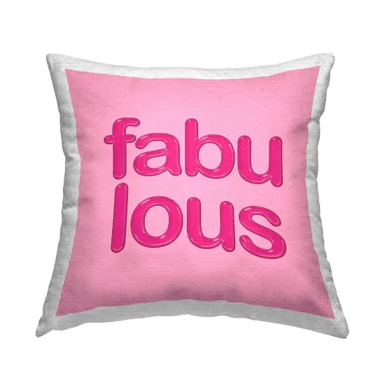 Bold Glam Fabulous Design by Martina Pavlova Outdoor Printed Pillow  {1}