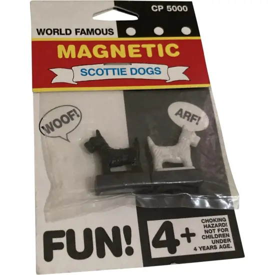 Magnaproducts Magnetic Scottie Dogs Old-Fashioned Toy from Yesteryear 2 Sets {4}