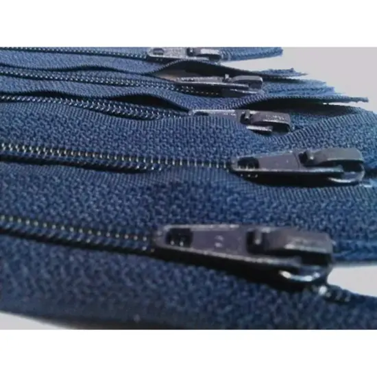 Navy Generic Nylon Zippers #3 Coil Closed Bottom {3}
