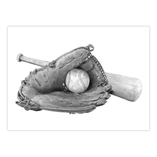 SKBNL4 | Sketching Made Easy&trade; Baseball 10pc 11.25" x 15.375" Sketching Art Project {2}