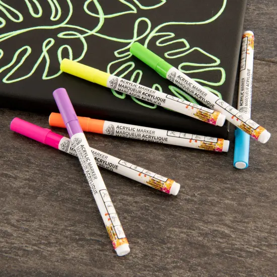 MARK-2719 | 6PC Acrylic 1.2mm Neon Markers {2}
