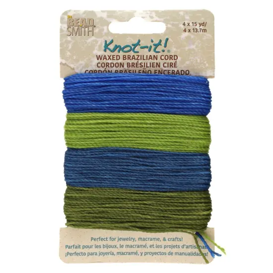 The Beadsmith Brazillian Waxed Cord Mix Hang Loose {1}