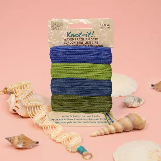 The Beadsmith Brazillian Waxed Cord Mix Hang Loose {6}