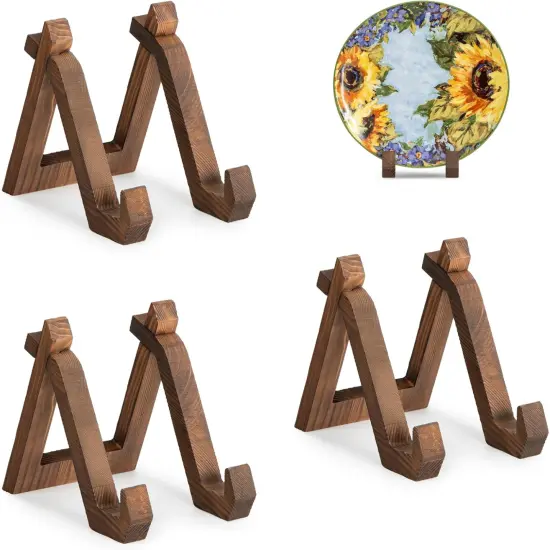 Plate Display Stand, 3 Pack 6 Inch Plate Holder for Displaying {1}