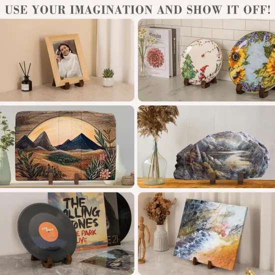 12Pcs 8-9 Inch Unfinished Wood Slices, Wood Rounds Cookies {5}