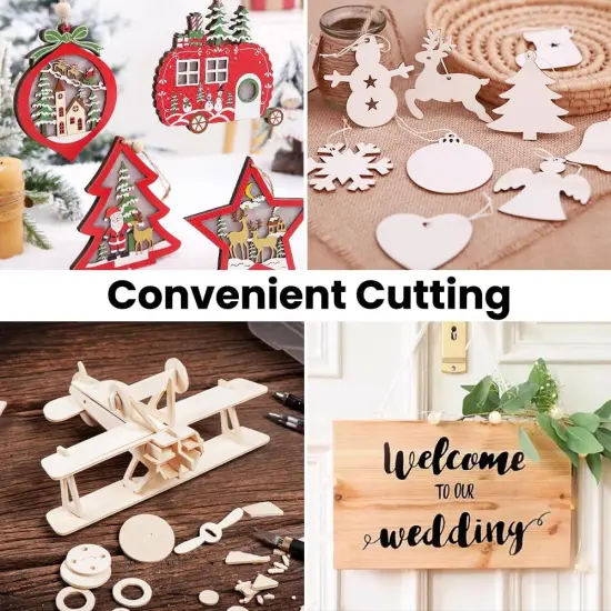 24 Pack Basswood Sheets - 4 x 6 x 1/16 Inch Thin Plywood Wood Squares for Crafts {5}