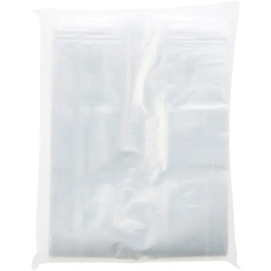 Plymor 6" x 4" x 15" (Pack of 100), 1 Mil Gusseted Plastic Bags {6}