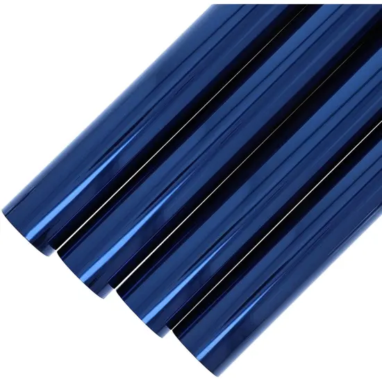 Juvale 4-Pack Blue Cellophane Wrapping Roll for Gift Baskets and Crafts, 17 Inches x 10 Feet Each {7}