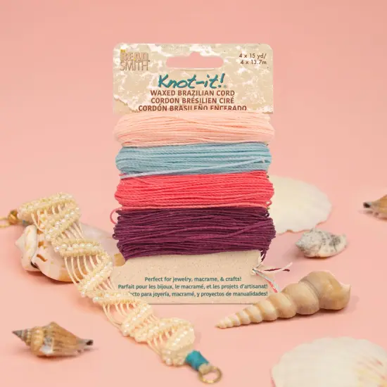 The Beadsmith Brazillian Waxed Cord Mix Youthful Expressions {6}
