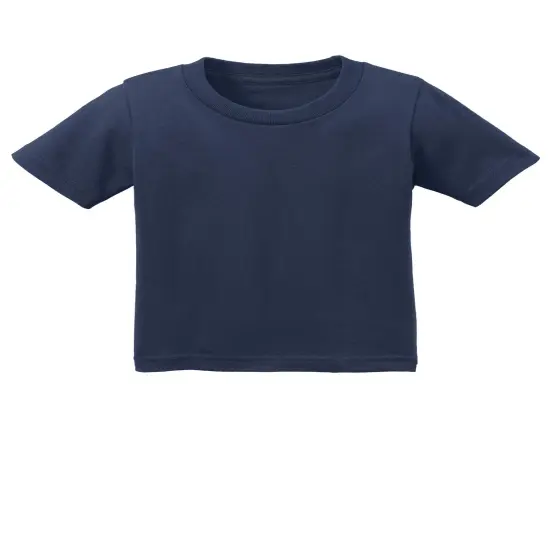 Port & Company&reg; Infant Core Cotton Tee Navy {2}