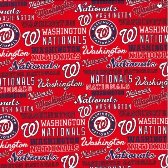Licensed MLB Washington Nationals Cotton 60305B Fabric by the Yard {1}