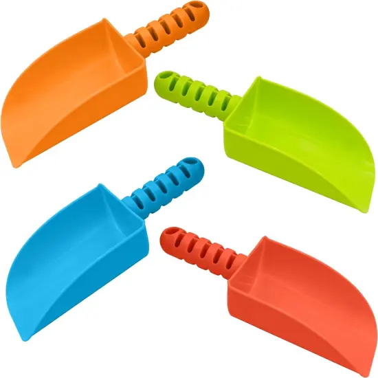 4E&rsquo;s Novelty 8&rsquo;&rsquo; Plastic Shovels for Kids - 4 pack Shovels for Digging & Gardening Tools {1}
