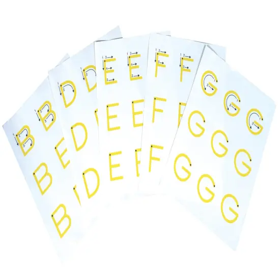 Abilitations Hi-Write Alphabet Paper, Uppercase, 100 Sheets {1}