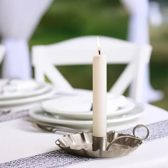 10" White Dripless Candles (Pack of 12) {4}