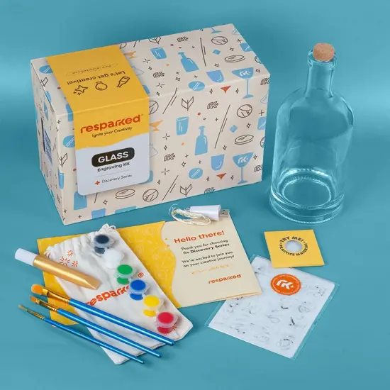 Project Kit: Engrave a Glass Bottle Lamp {1}